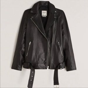 Abercrombie Faux leather jacket!!